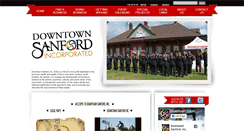 Desktop Screenshot of downtownsanford.com